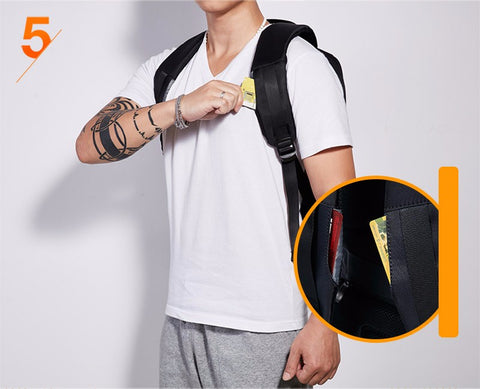 17" Waterproof USB Charging Laptop Backpack