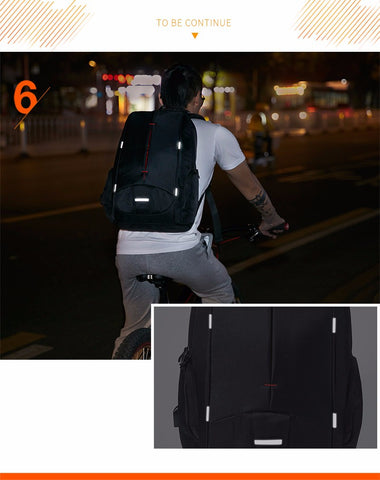 17" Waterproof USB Charging Laptop Backpack