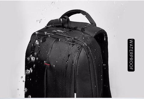 17" Waterproof USB Charging Laptop Backpack
