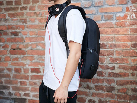 17" Waterproof USB Charging Laptop Backpack