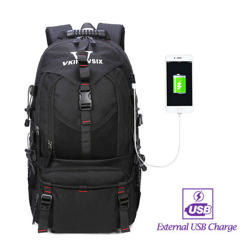 Extra large USB Travel Waterproof 14-17 inch Backpack