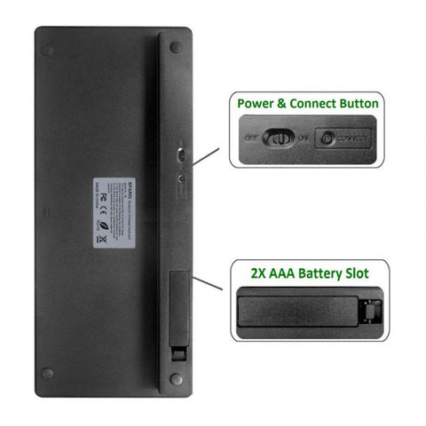 Ultra-Slim Wireless Bluetooth 3.0 Keyboard