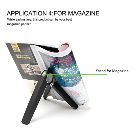 8 Gear Angle Adjustable Portable Foldable Laptop Stand for 7-12"