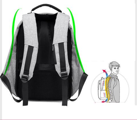 Anti-Thief Multi-Function USB Charging Laptop Backpack