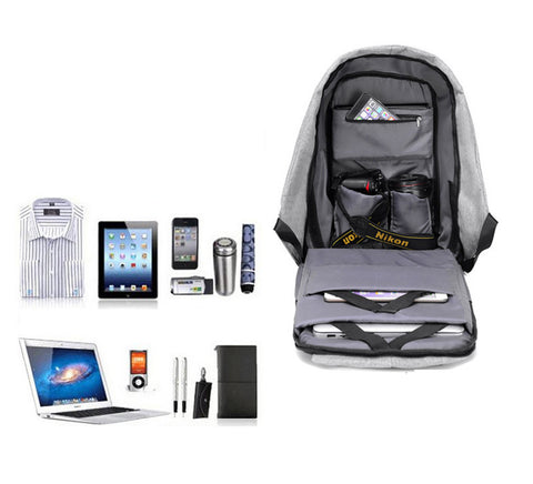 Anti-Thief Multi-Function USB Charging Laptop Backpack