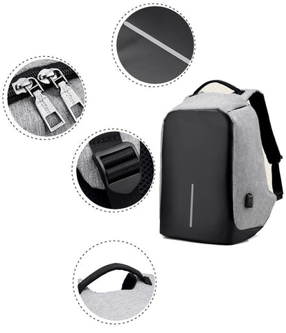 Anti-Thief Multi-Function USB Charging Laptop Backpack