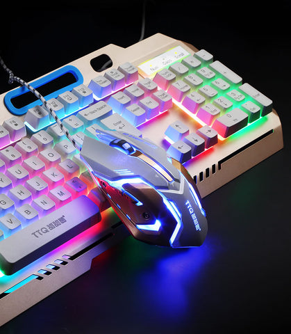 LED USB Gaming Keyboard and Mouse Set