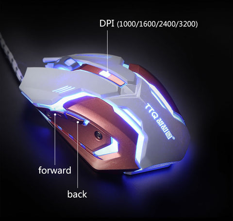 LED USB Gaming Keyboard and Mouse Set