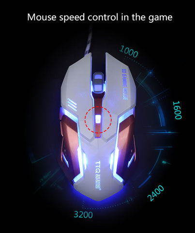 LED USB Gaming Keyboard and Mouse Set