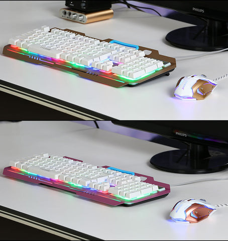 LED USB Gaming Keyboard and Mouse Set