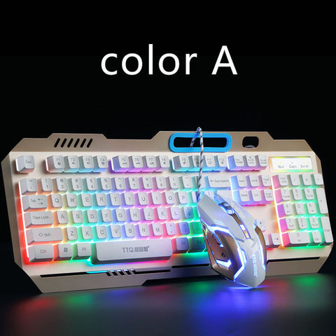 LED USB Gaming Keyboard and Mouse Set