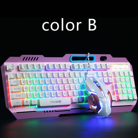 LED USB Gaming Keyboard and Mouse Set