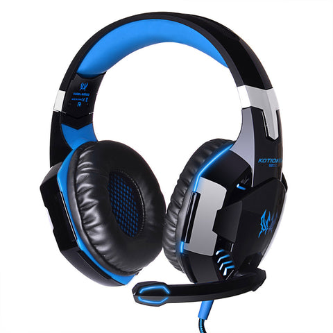 Stereo Gaming Headphones with Mic LED Light