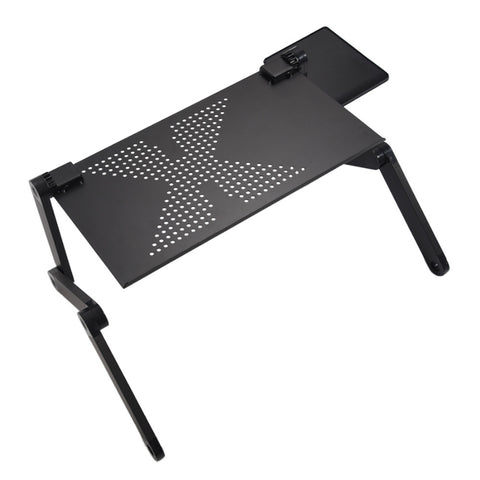 Portable Foldable Adjustable Laptop Table Stand w/ Tray