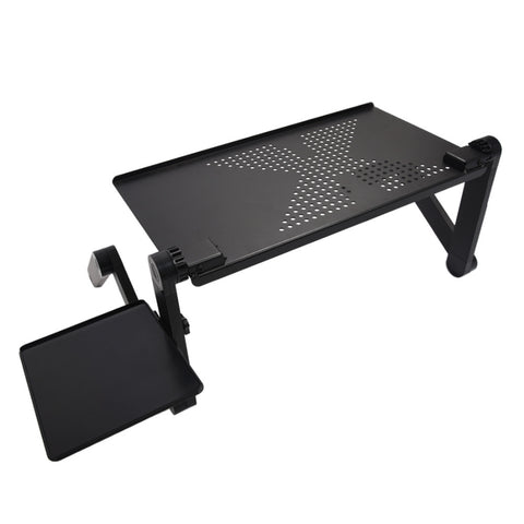 Portable Foldable Adjustable Laptop Table Stand w/ Tray