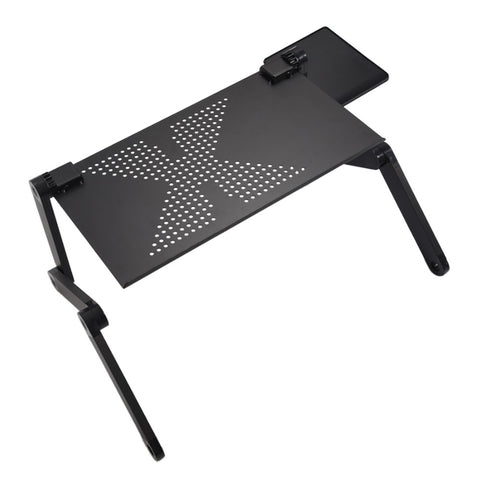 Portable Foldable Adjustable Laptop Table Stand w/ Tray