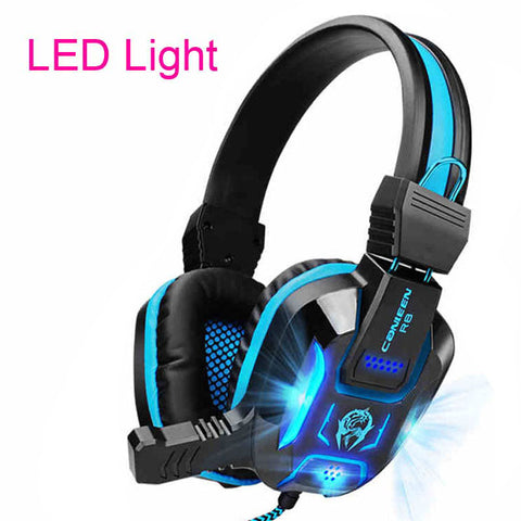 Heavy Bass LED Light Gaming Headphone w/ Mouse