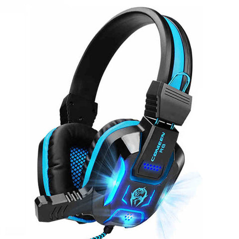 Heavy Bass LED Light Gaming Headphone w/ Mouse