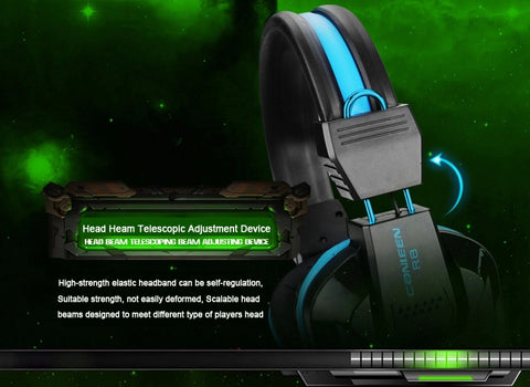 Heavy Bass LED Light Gaming Headphone w/ Mouse