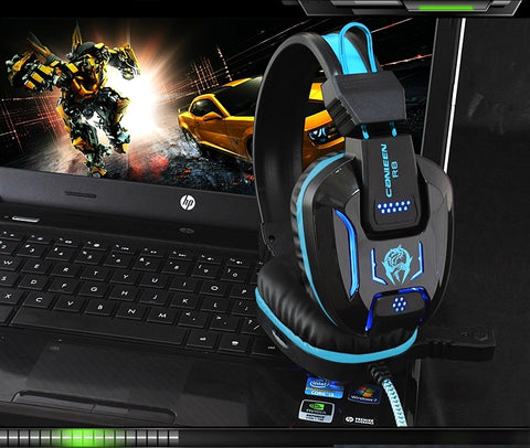Heavy Bass LED Light Gaming Headphone w/ Mouse