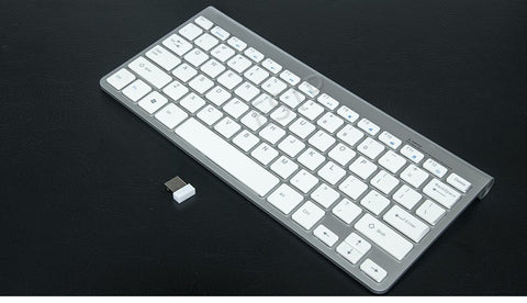 Portable Mute Keys Keyboards 2.4G Ultra Slim Wireless Keyboard